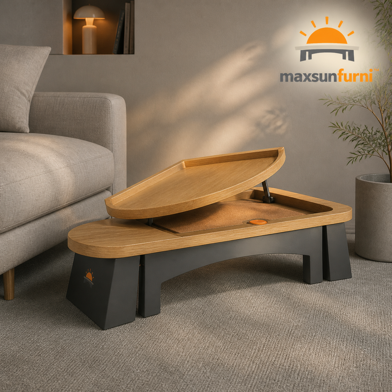 Maxsunfurni™ SunBridge Side Table