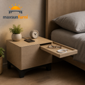 Maxsunfurni™ MornTrack Bedside Table